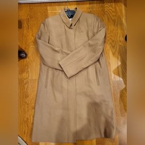 Tan Harve Benard Wool Trench sz. 10